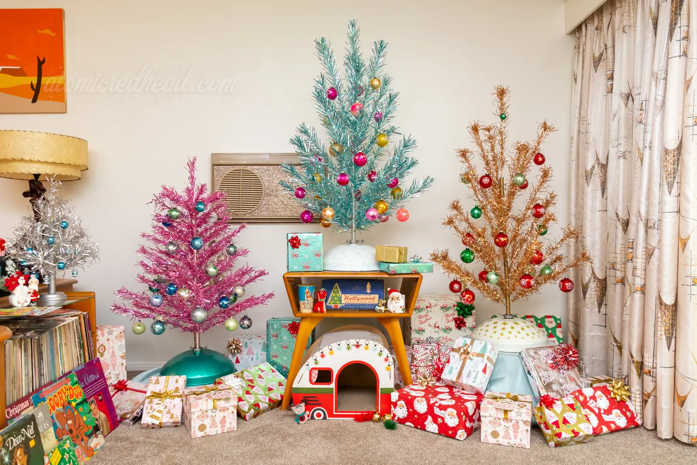 gold aluminum Christmas tree Archive | Atomic Redhead