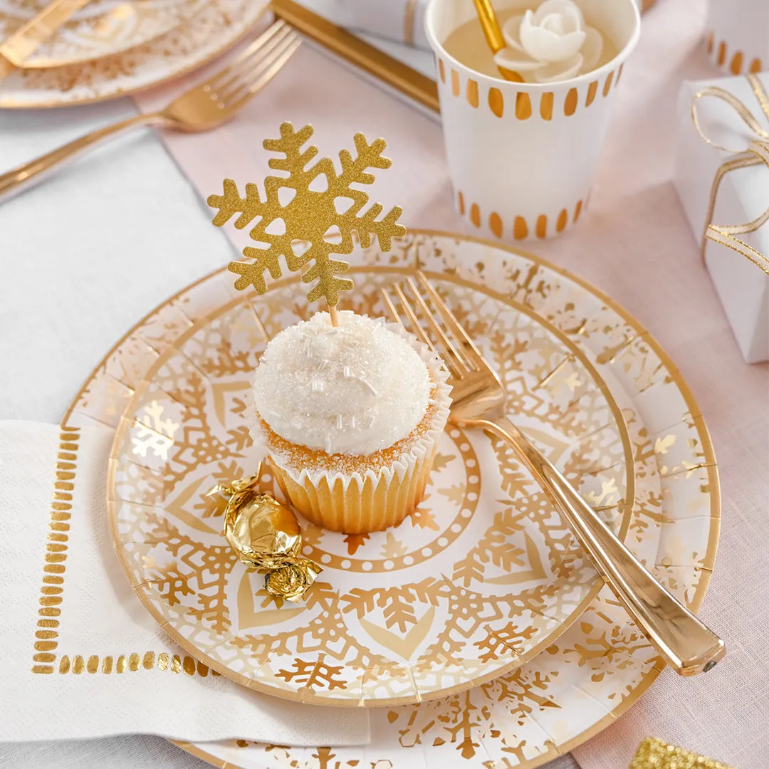 Golden Snowflake Set - Coterie