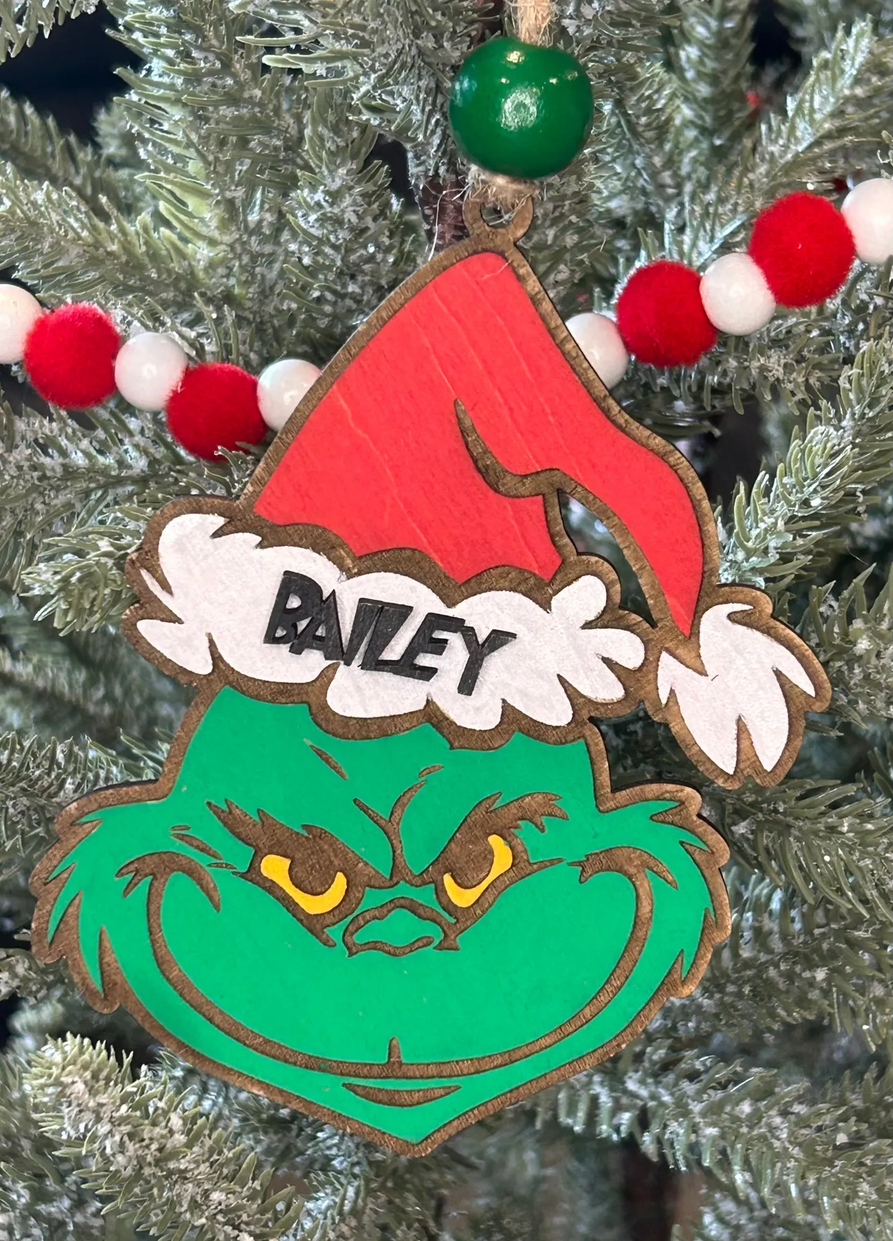 Grinch Head Ornament – Shelley's Custom Creations