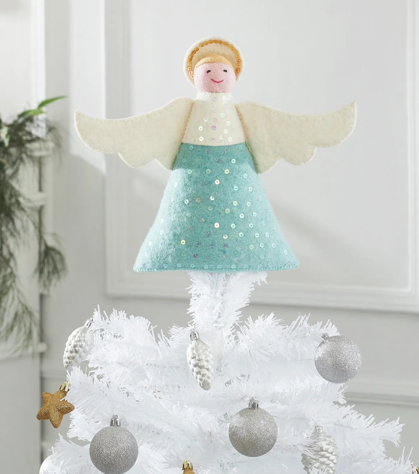 Handmade Blue Angel Christmas Tree Topper Arcadia Home – Che Cose Belle
