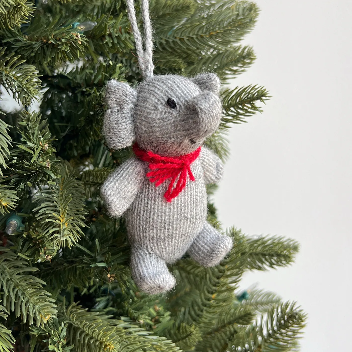 Handmade Elephant Christmas Ornament | Safari Christmas Ornament | Ornaments  4 Orphans®