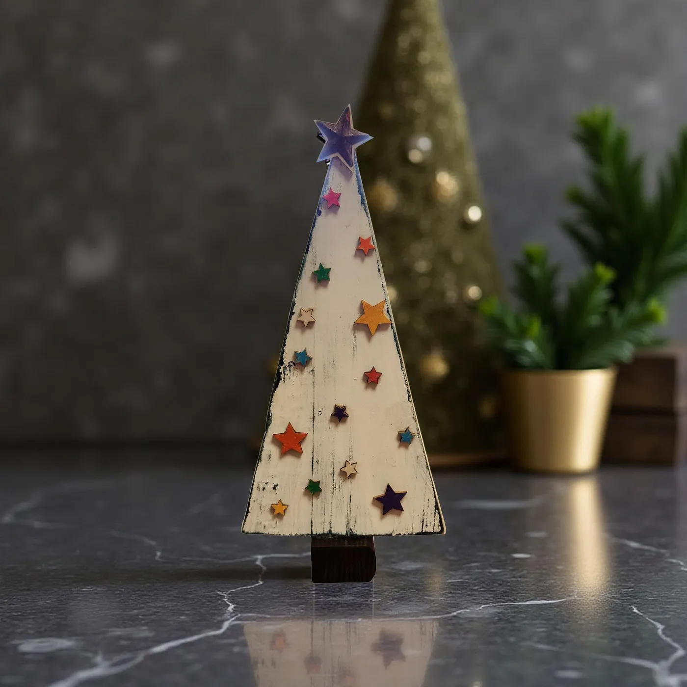 Handmade Wooden Christmas Trees - Louisiana Flare – Flightline Markets US  LLC