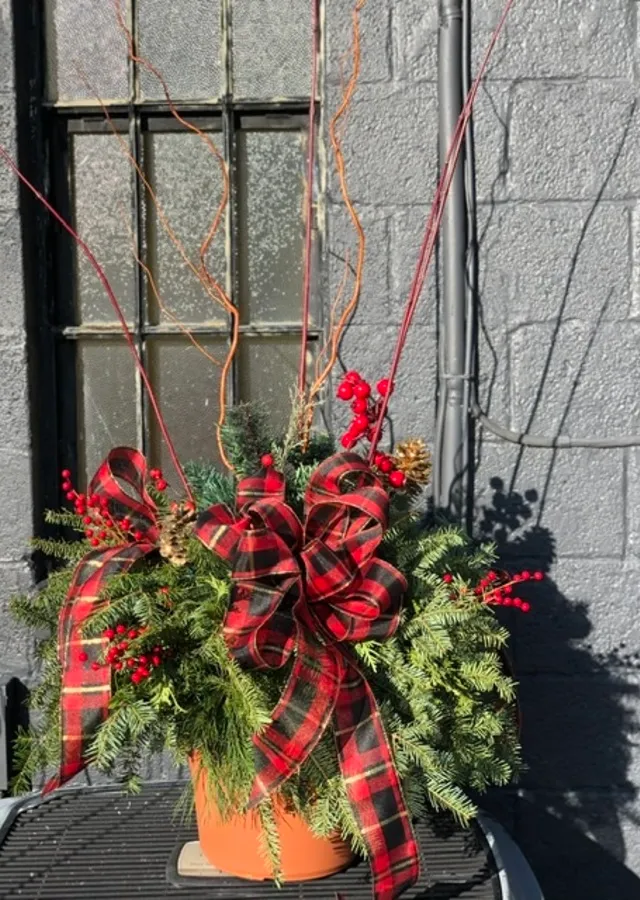 Happy Holiday - 12' Porch Pot
