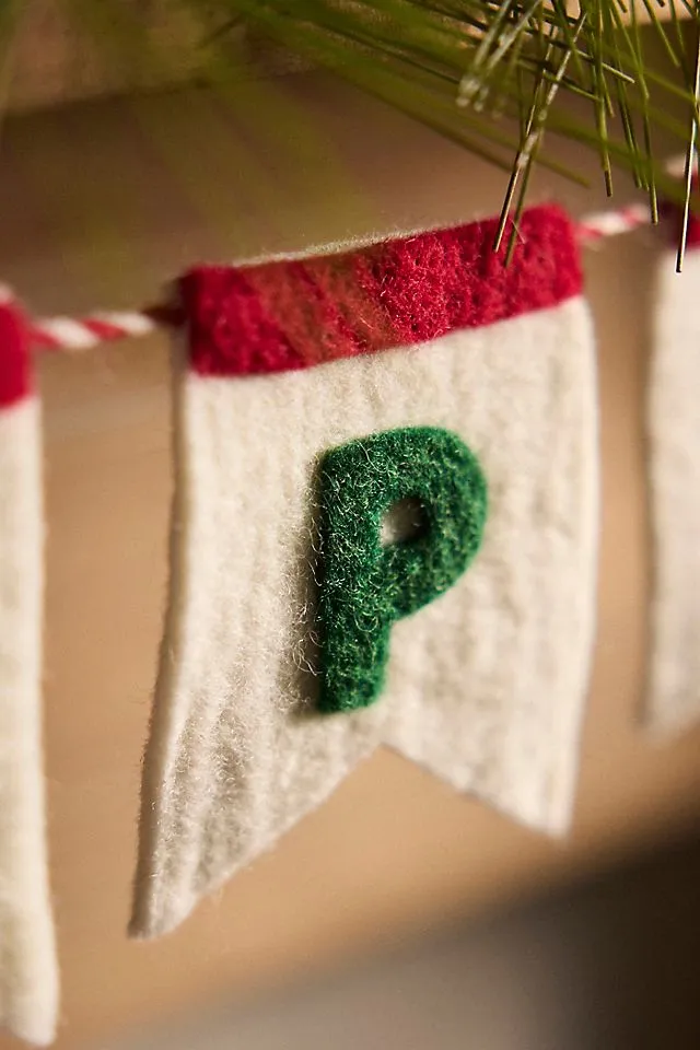 HAPPY HOLIDAYS Felt Garland | Terrain