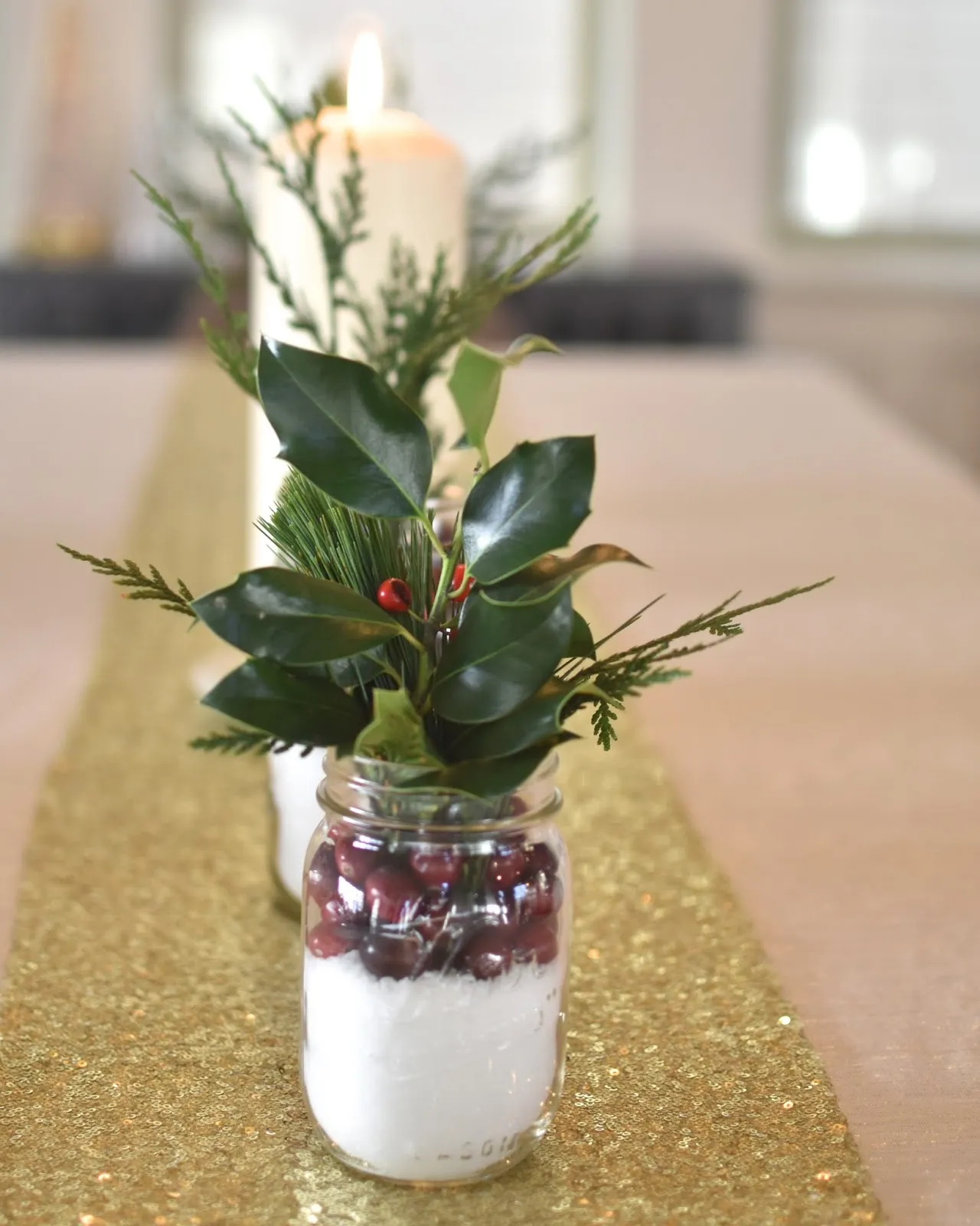 Hello Baby Brown: A ((super easy)) Christmas Centerpiece