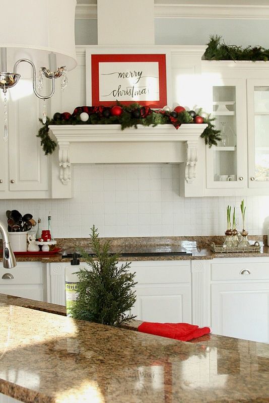 Holiday Kitchen Mantel - Duke Manor Farm by Laura Janning