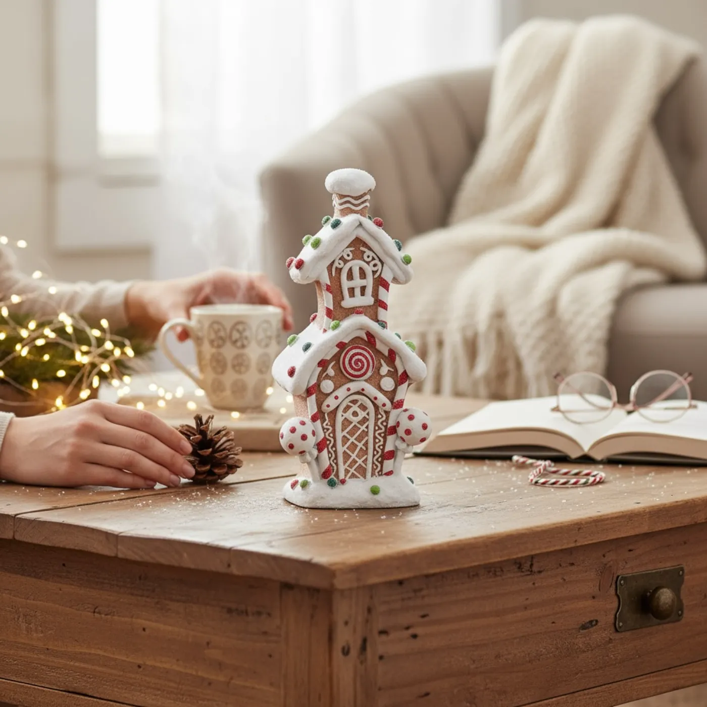 Holiday Sweet Treat Gingerbread House – Lighted Resin Christmas Décor –  Inspired Homes by Cricket