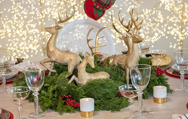 Holiday Tablescapes from Nest Fine Interiors, niche Decor and Gifts, Paysage Home, Port City Peddler, Sugarwood Interiors, Uptown Market | Wilmington NC Magazine