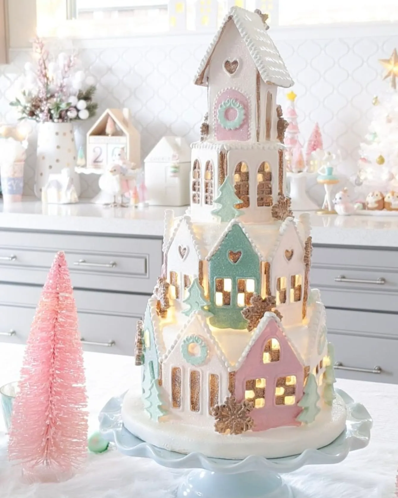 HomeGoods Is Selling a Gorgeous Pastel Gingerbread House | PS Home