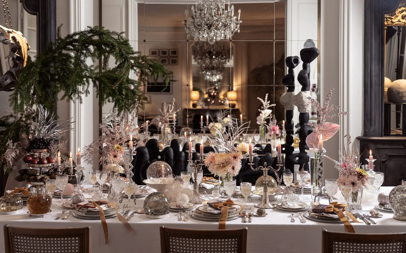 How Aline Asmar d'Amman Decorates Her Paris Apartment for the Holidays