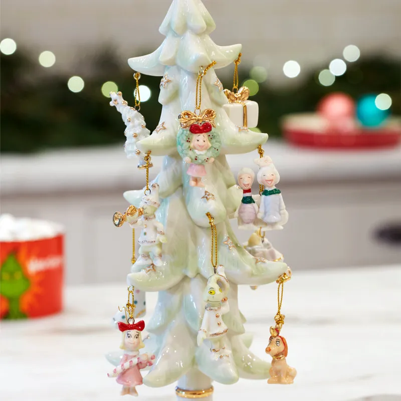 How The Grinch Stole Christmas 12-Piece Ornament & Tree Set - Lenox