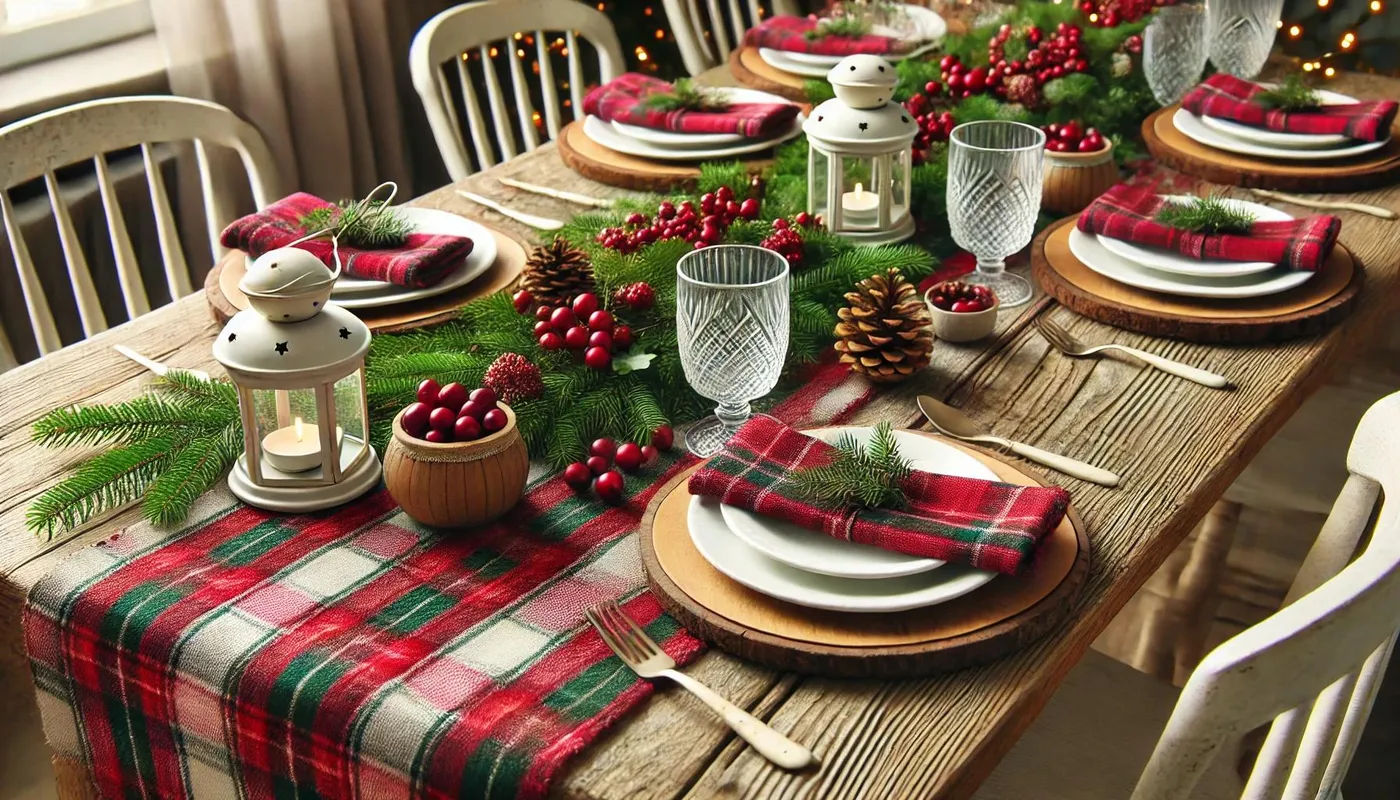 How to Choose the Right Table Runner Size for Your Christmas Table - Brio Trends