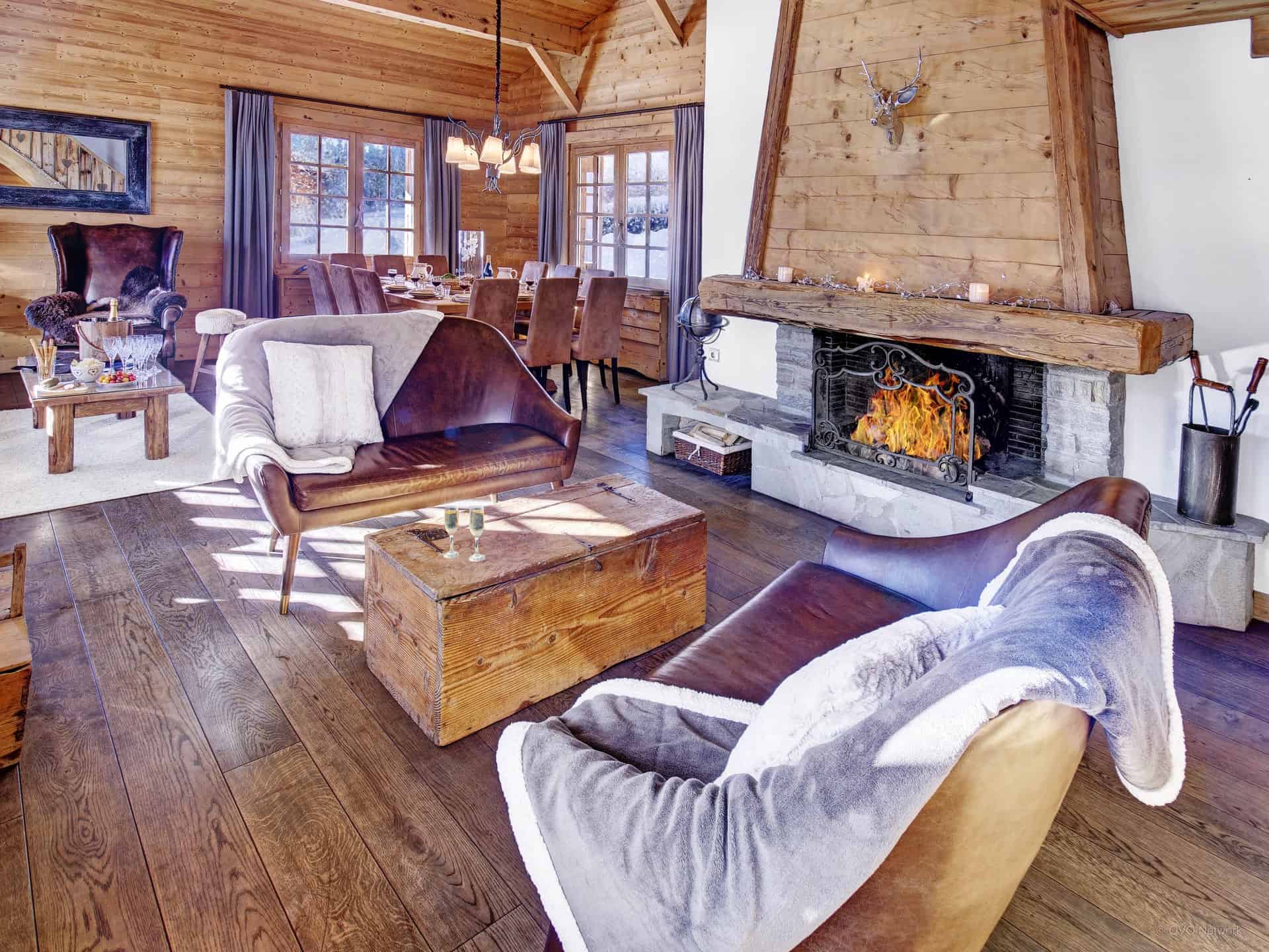 How to create a cosy mountain style fireplaces? | OVO Network