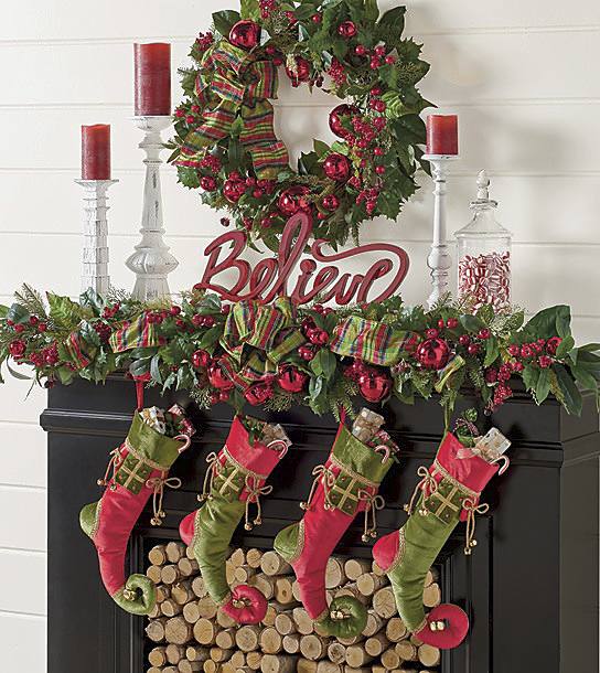 How to Decorate a Christmas Mantel: Updated Traditional - Grandin Road Blog