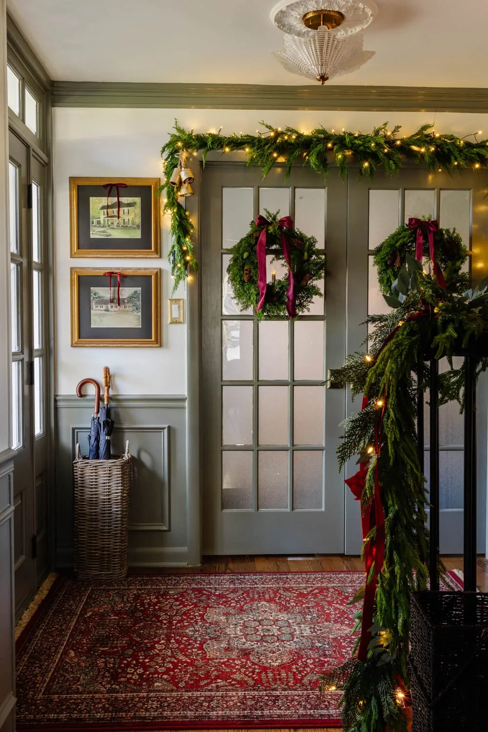 How to Hang Garland Over a Doorway (No Damage & Totally Customizable!) -  Bless'er House