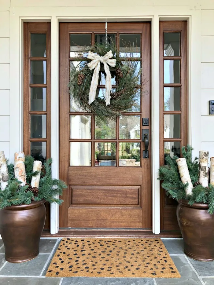 How to Style Your Porch Planters for Winter - Southern State of Mind Blog  by Heather