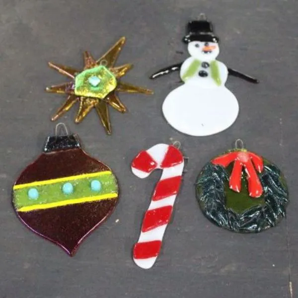 Industrial Art Classes in Oakland | Glass Fused Ornaments