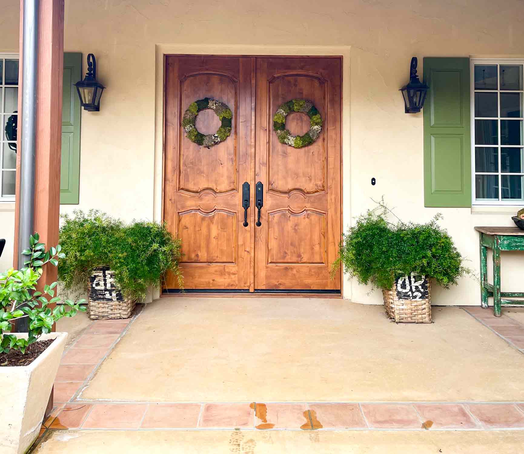Inspiring Natural Front Door Decor Ideas - Cindy Hattersley Design