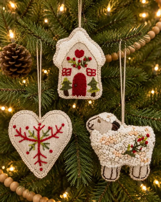 Kits & Patterns - Wool Crafts for All Levels | Midway Wool – Tagged 'Project Type_Ornament'