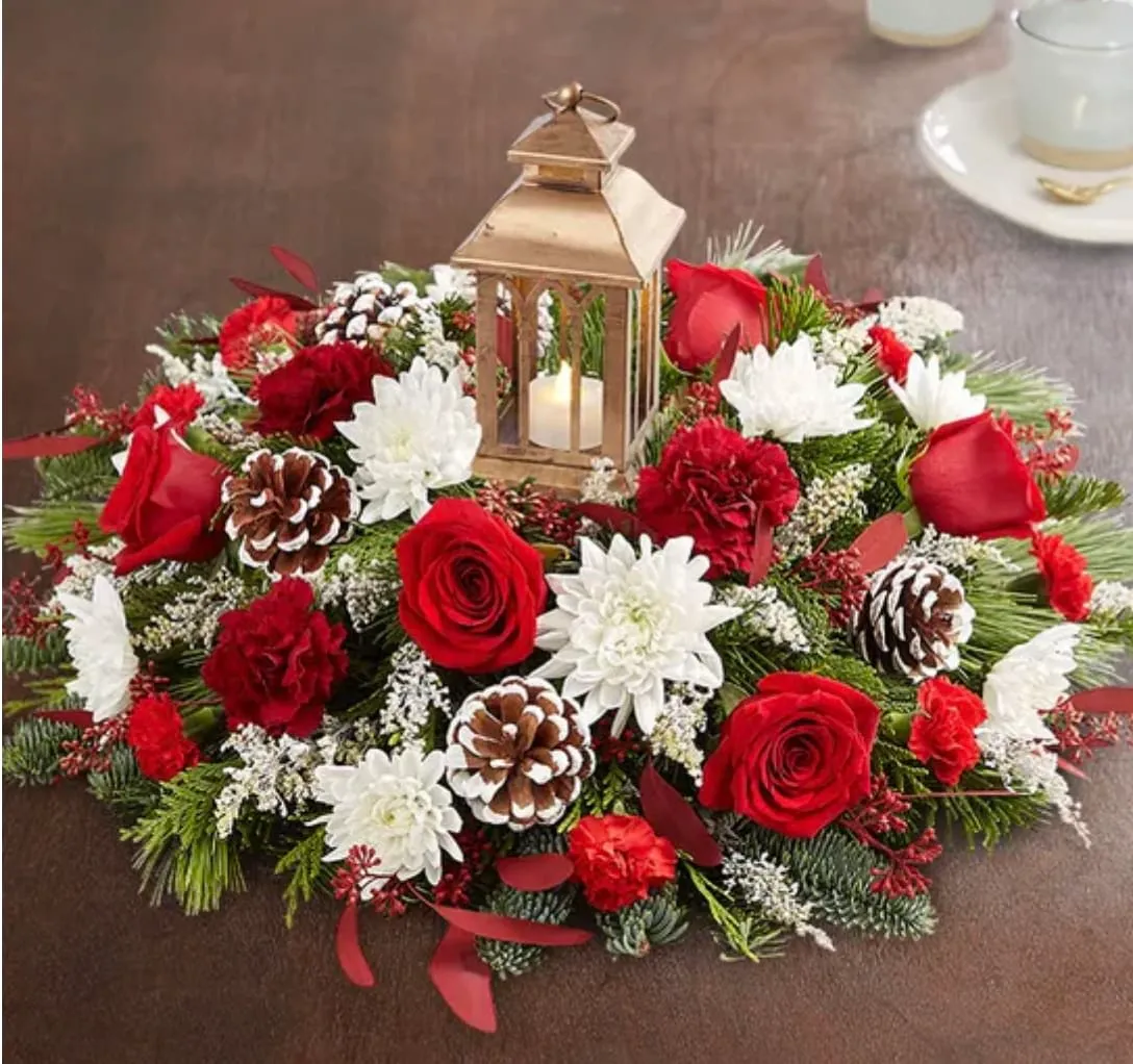 Let It Glow Centerpiece in Central Square, NY | Leaf & Stem