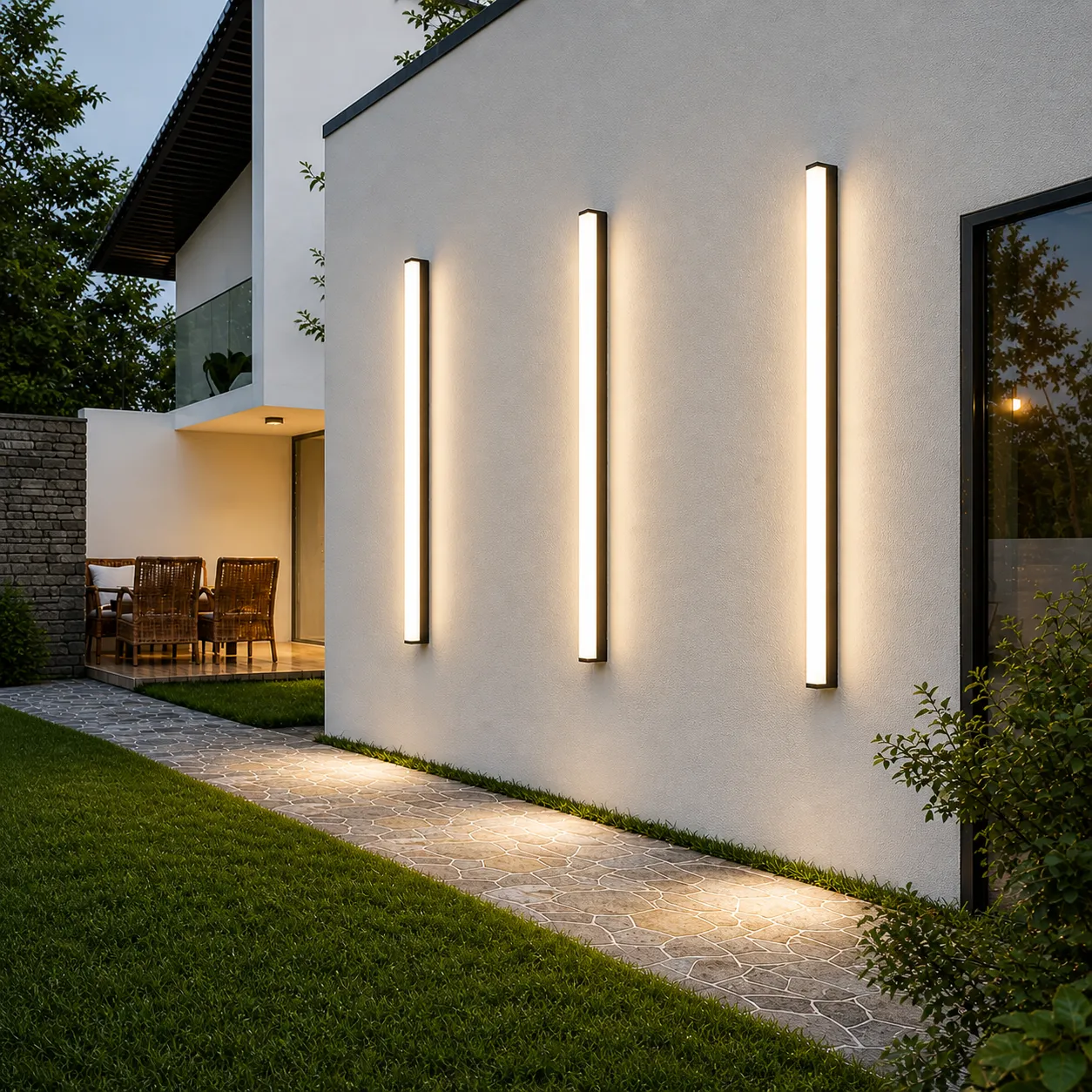 LineaBeam Long Linear Outdoor Wall Light – Modern LED Sconce