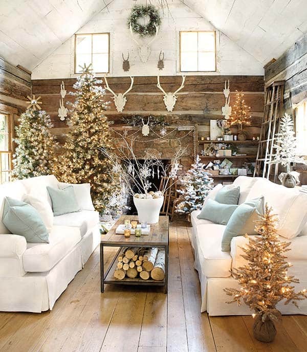 Living Room Winter Wonderland Decorations Blue Winter Wonderland Living Room  Interior Stock Photo Image Of Snow,