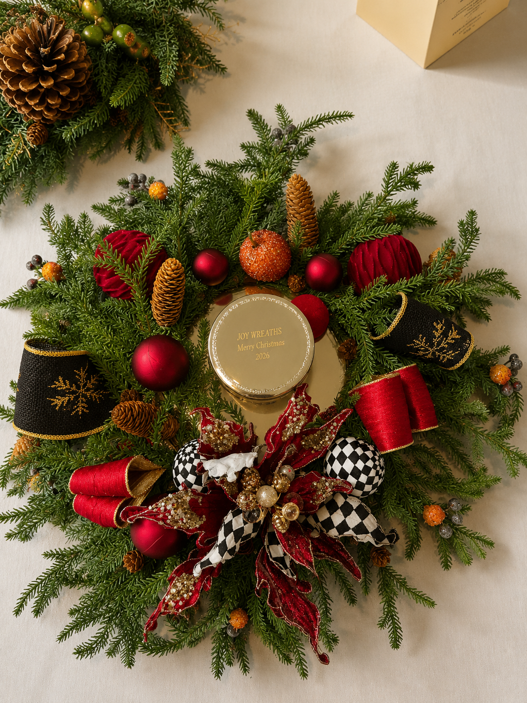 Luxury Christmas Centrepieces | Joy Wreaths