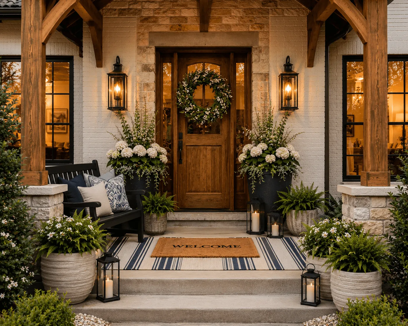Luxury Seasonal Front Entrance Styling in Northern Colorado | Refined  Seasons
