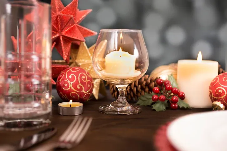 Magical Christmas Candle Centerpiece Ideas
