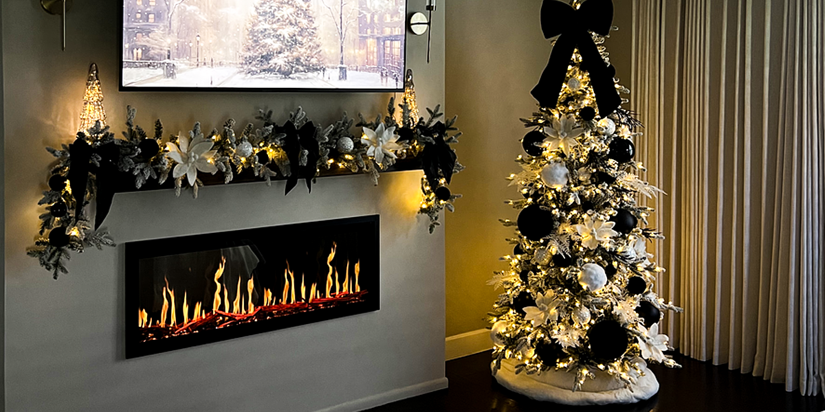 Mantel Magic: Stocking & Decor Ideas for Electric Fireplaces • Modern Flames