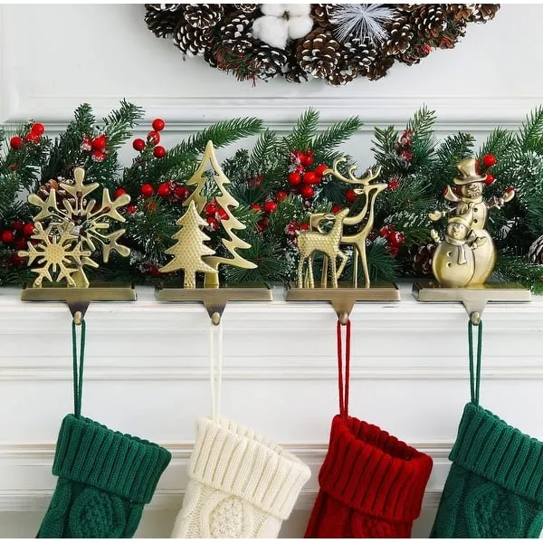 Mantle Stocking Holiday Christmas Stocking Hangers Simple Ways To Hang Christmas Stockings With NO Hangers Or