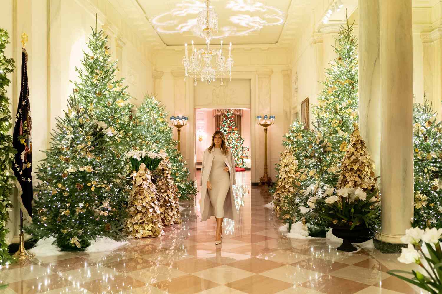Melania Trump Debuts 2019 White House Christmas Decorations
