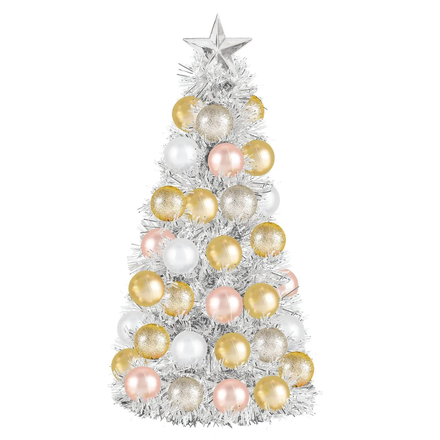 Metallic Bulb Tree - Silver, Rose Gold And Gold – Johnnie Brocks