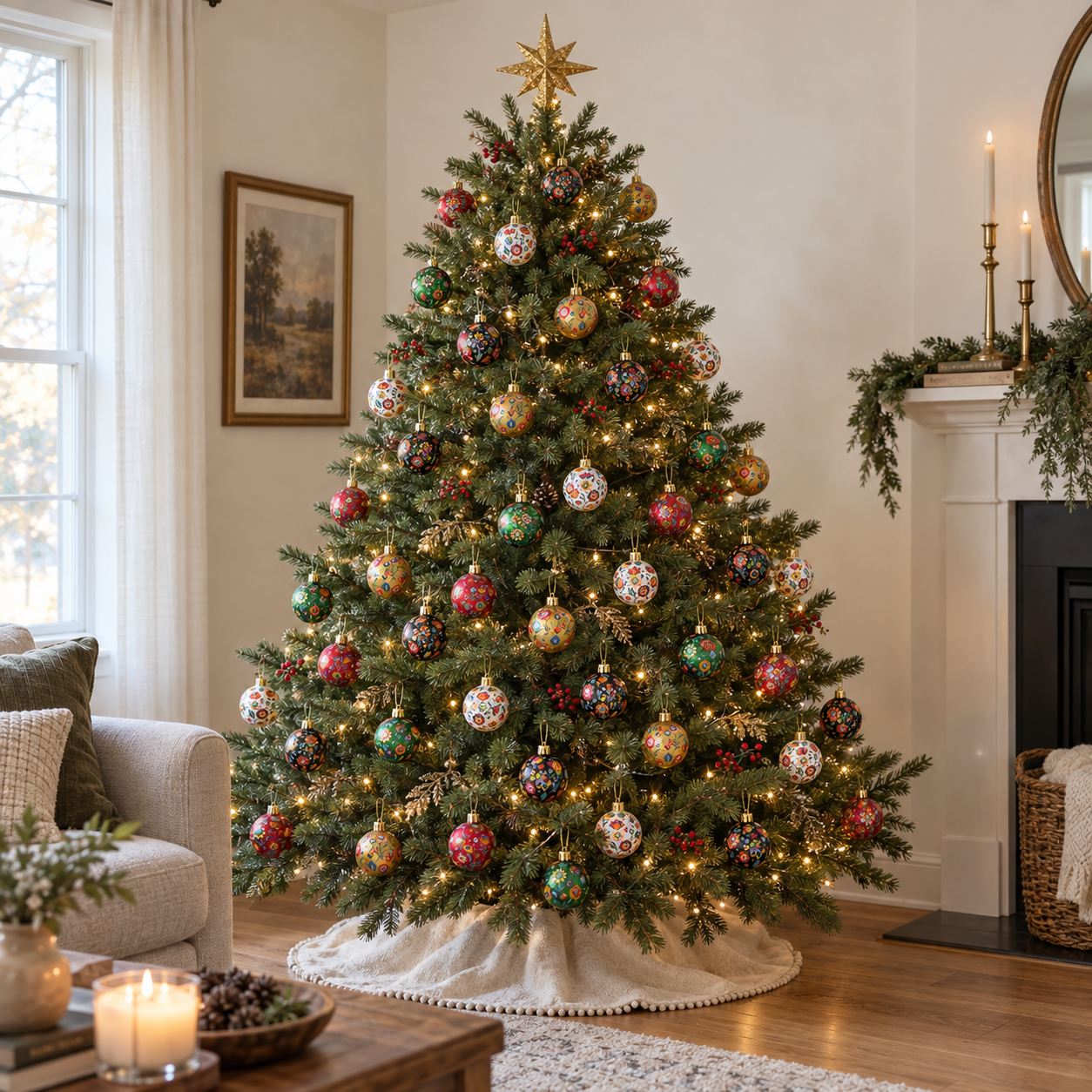 Mexican Bordado Navidad Christmas Tree Ornaments – MexiStuff