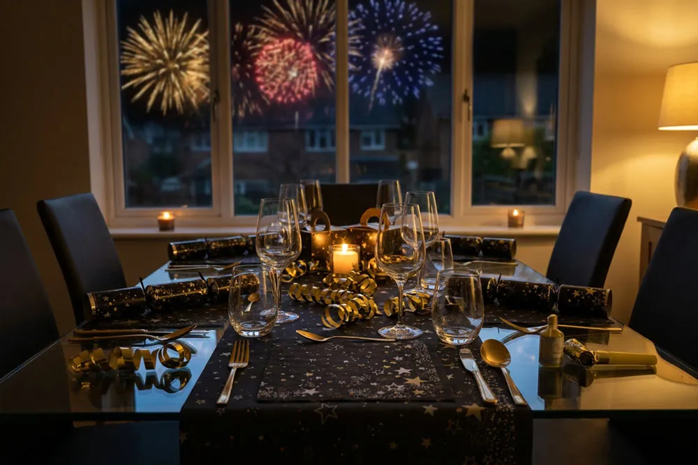 Midnight Sparkle: Tableware for Christmas Parties and New Year Celebrations  | Seldram Supplies
