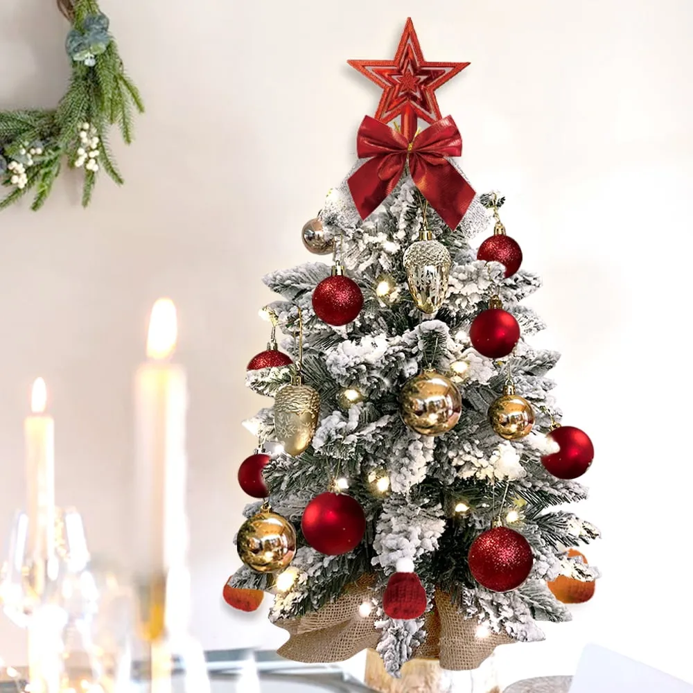 Mini Christmas Tree with Lights, 2FT Tabletop Liberia | Ubuy