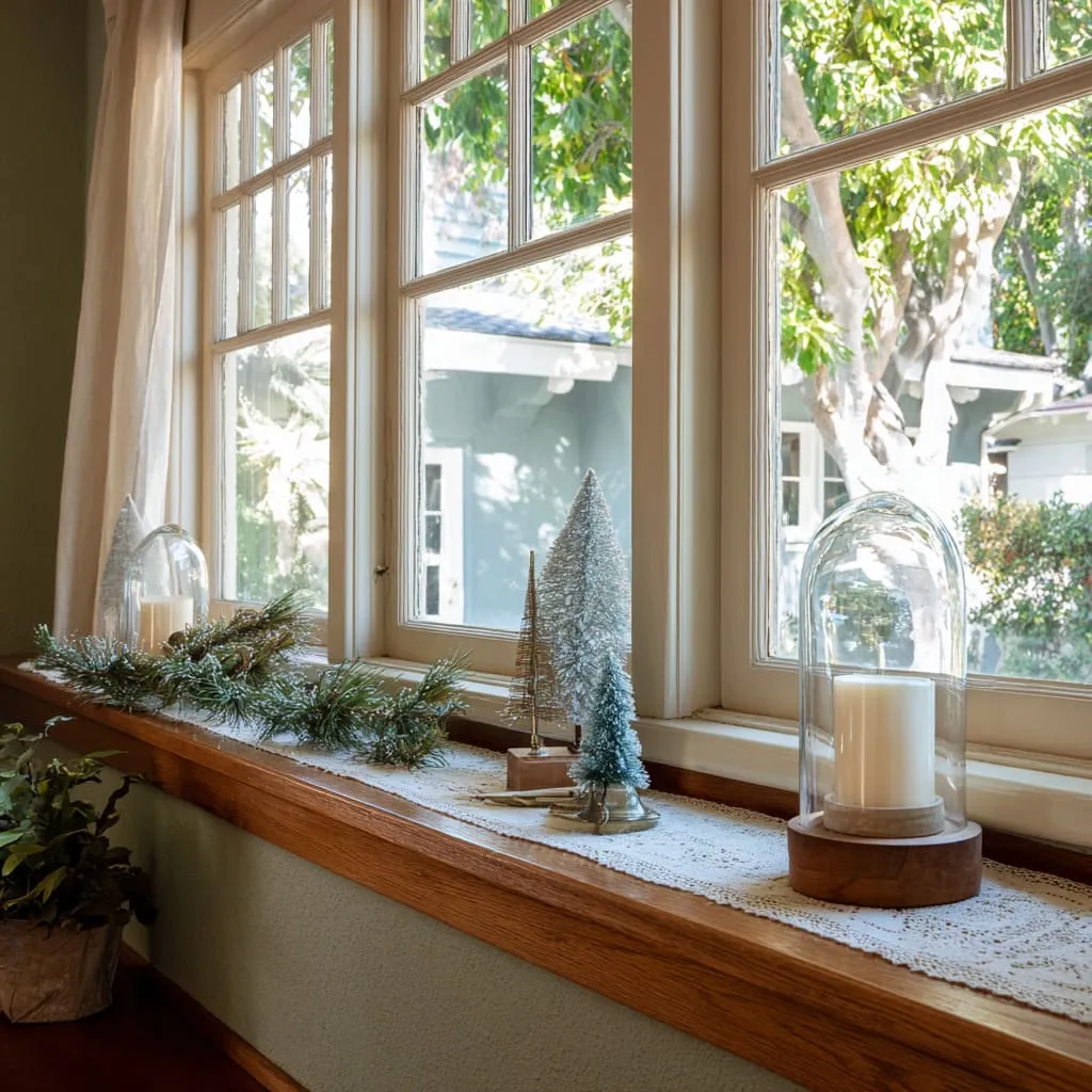 Modern Christmas Decoration Ideas for Window Sills | FH