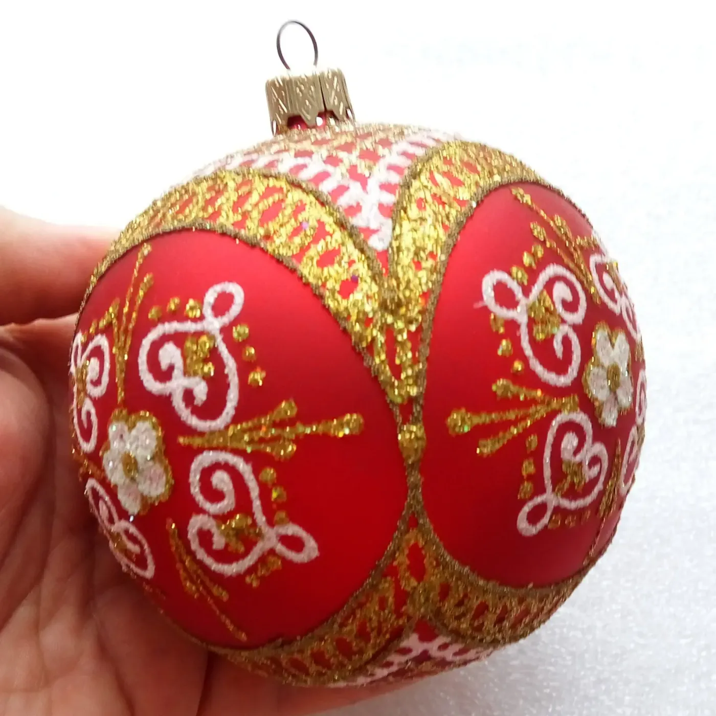 Modern Glass Ukrainian Christmas Ornament Ball – Eugene's Vintage Christmas Ornaments