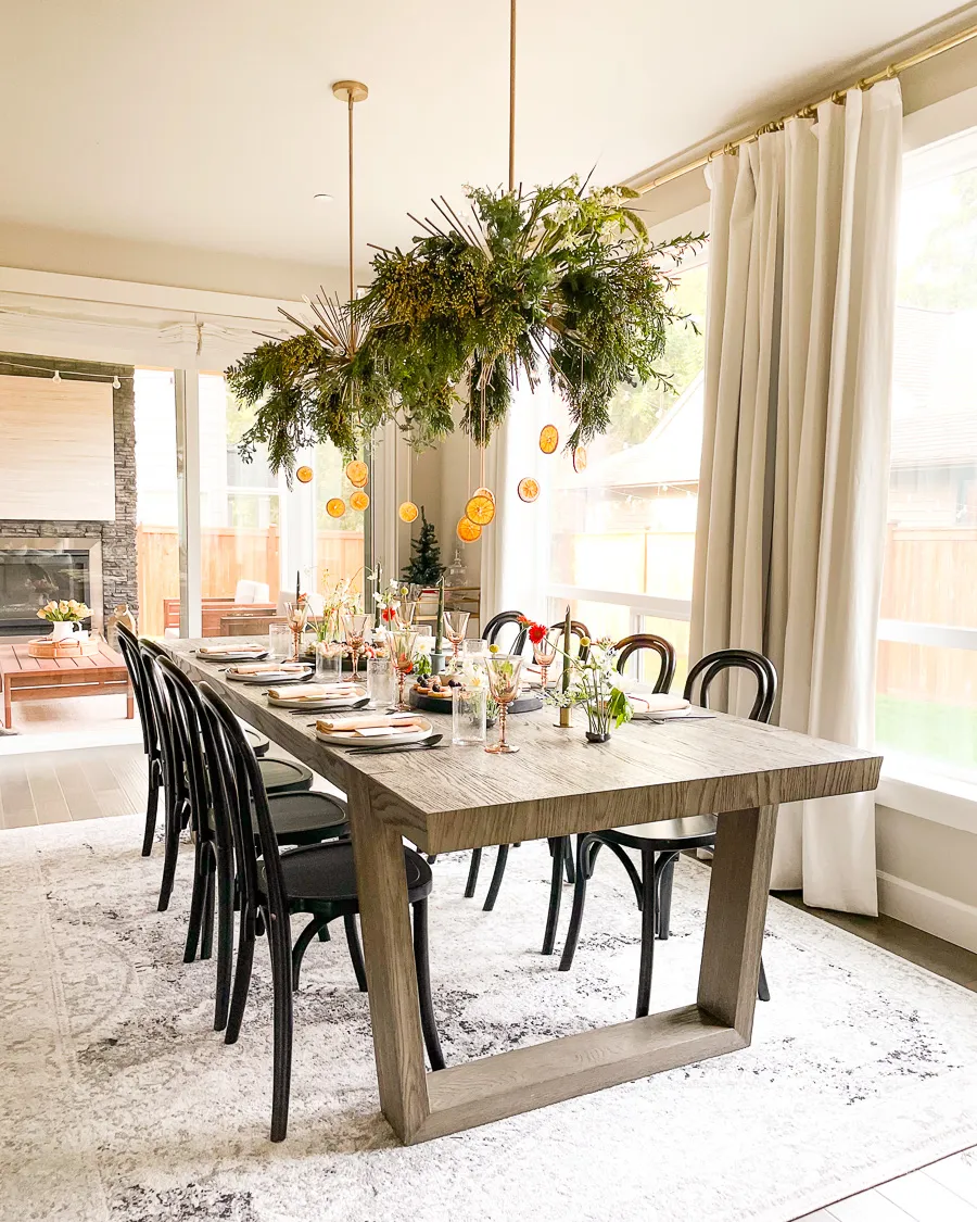 Modern Holiday Tablescape | Just A Tina Bit