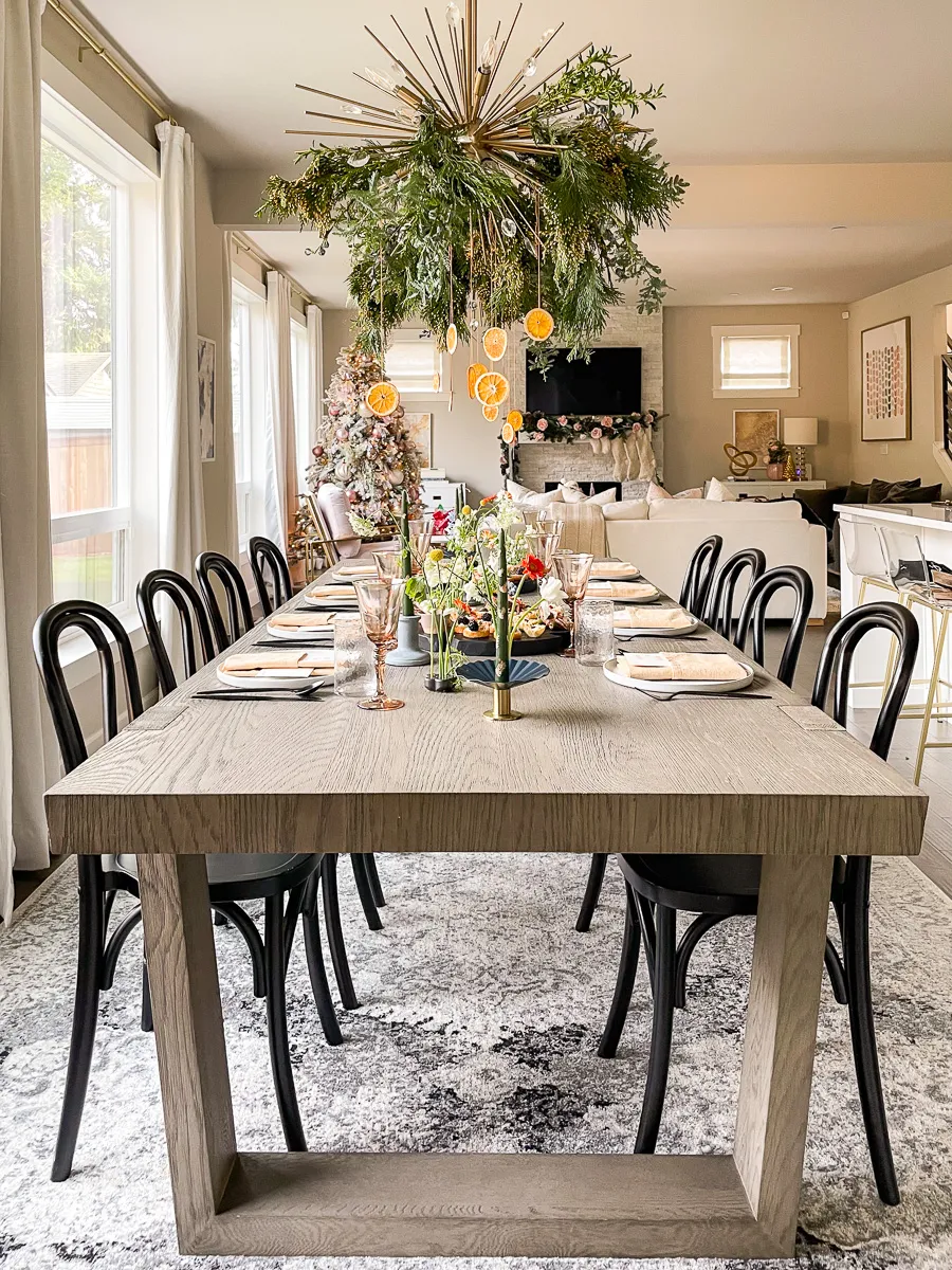 Modern Holiday Tablescape | Just A Tina Bit