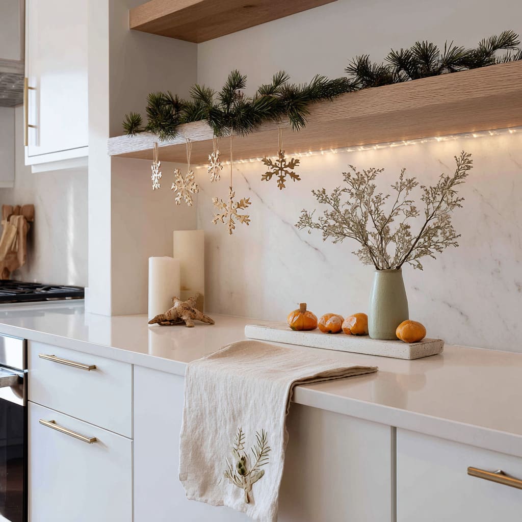 Modern Kitchen Christmas Style Ideas: A Shift To Simplicity