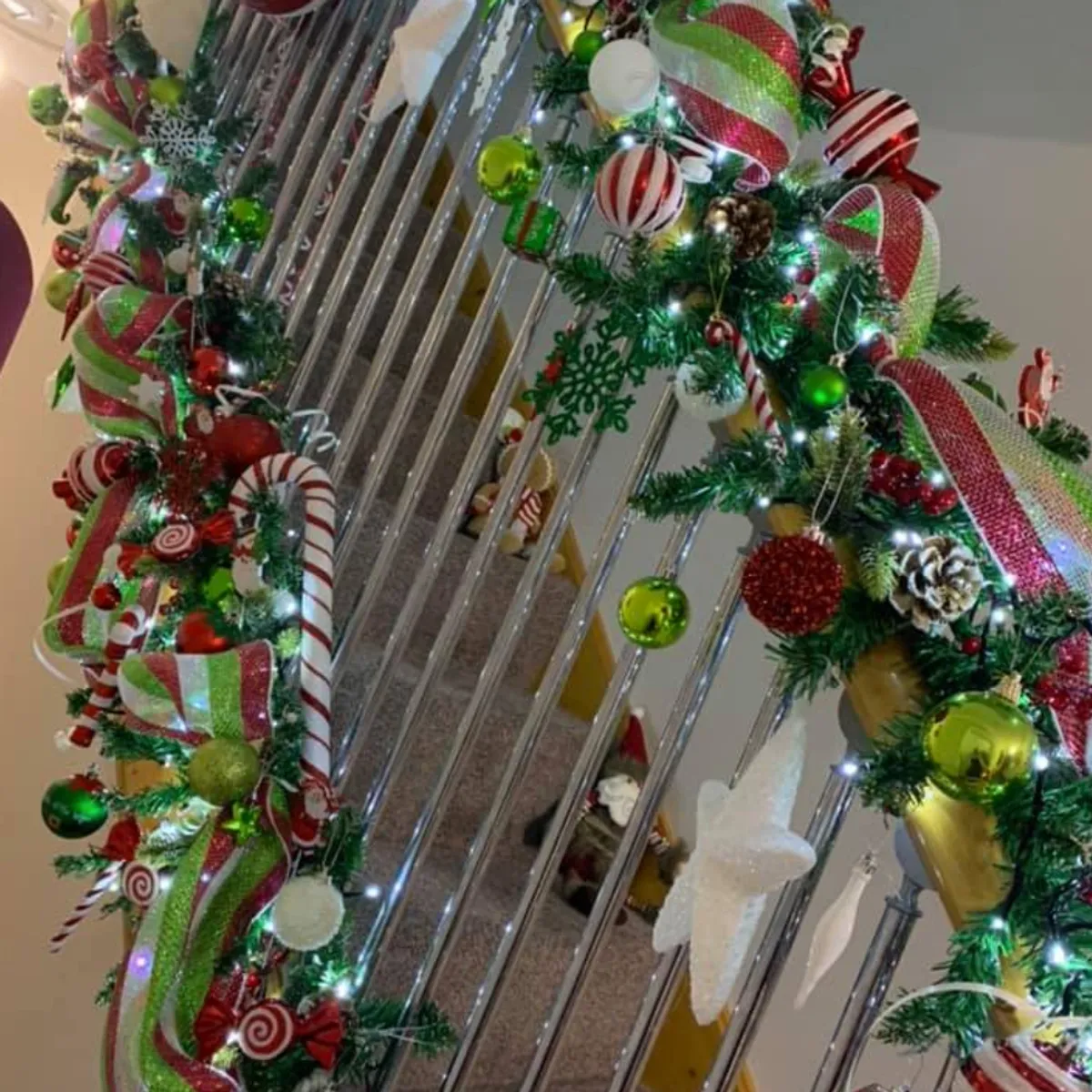 Mum creates amazing Christmas garland with crafts bought from B&M and  Amazon - Daily Record