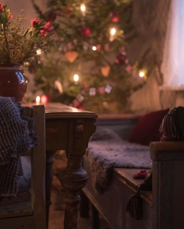 my scandinavian home: A Charming Swedish cottage in the Snow, ready for Jul