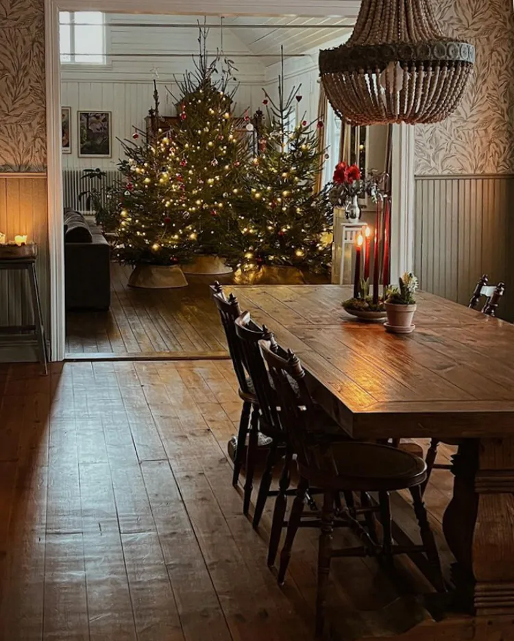 my scandinavian home: Maja's Cosy Swedish Home All Decked out for Christmas!