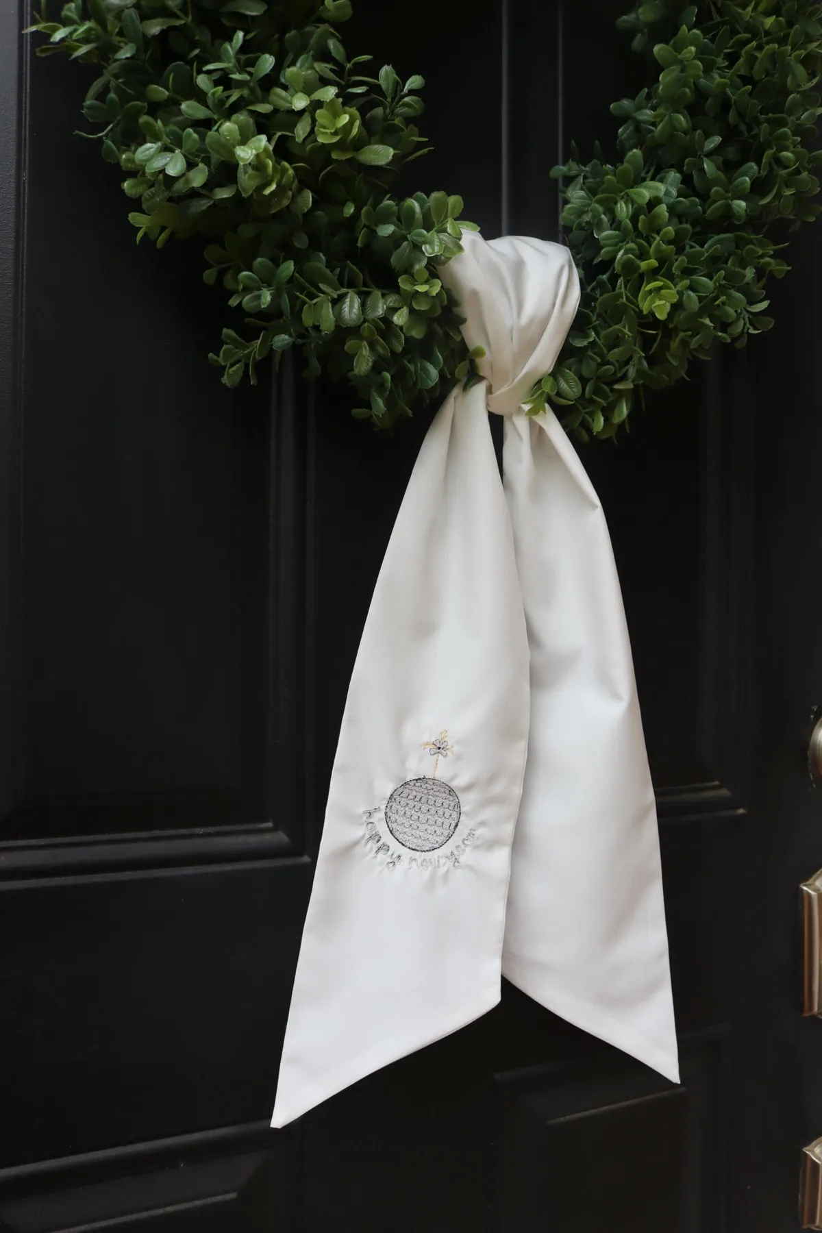 New Year Wreath Sash – Good Measure