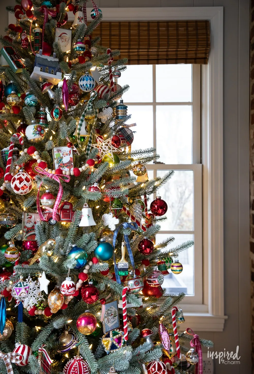 Nostalgic Christmas Tree Festive Nostalgic Charm Christmas Tree - Inspired By Charm