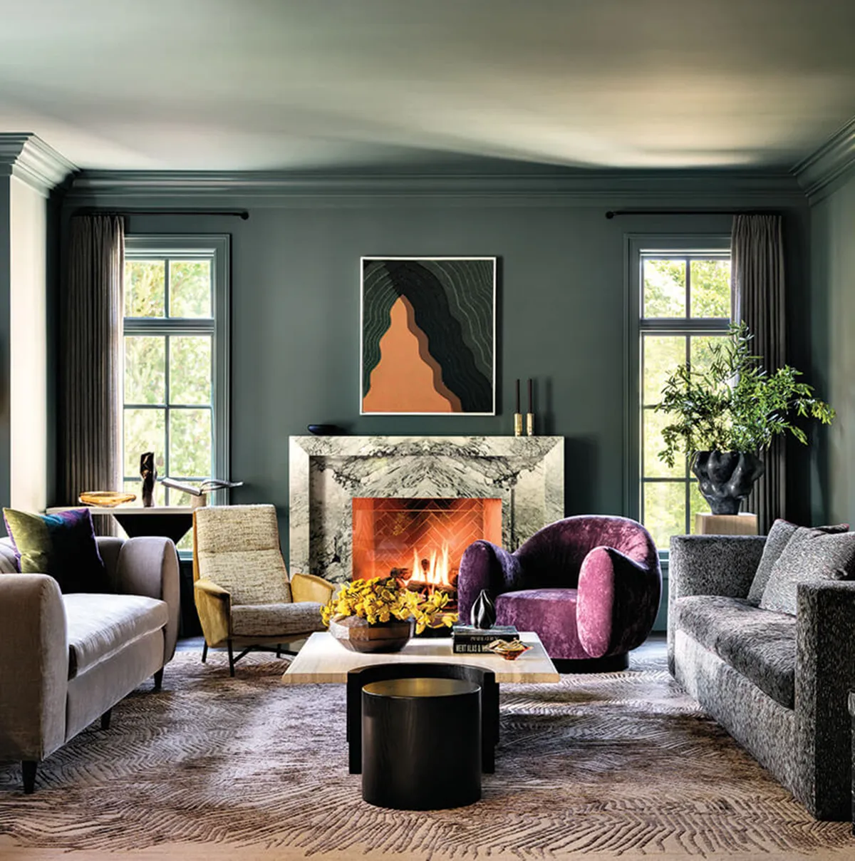 Old-School Elegance Gets An Edgy Spin In A Chicago Home Refreshed In Time  For A Spring Wedding | LUXE Interiors + Design