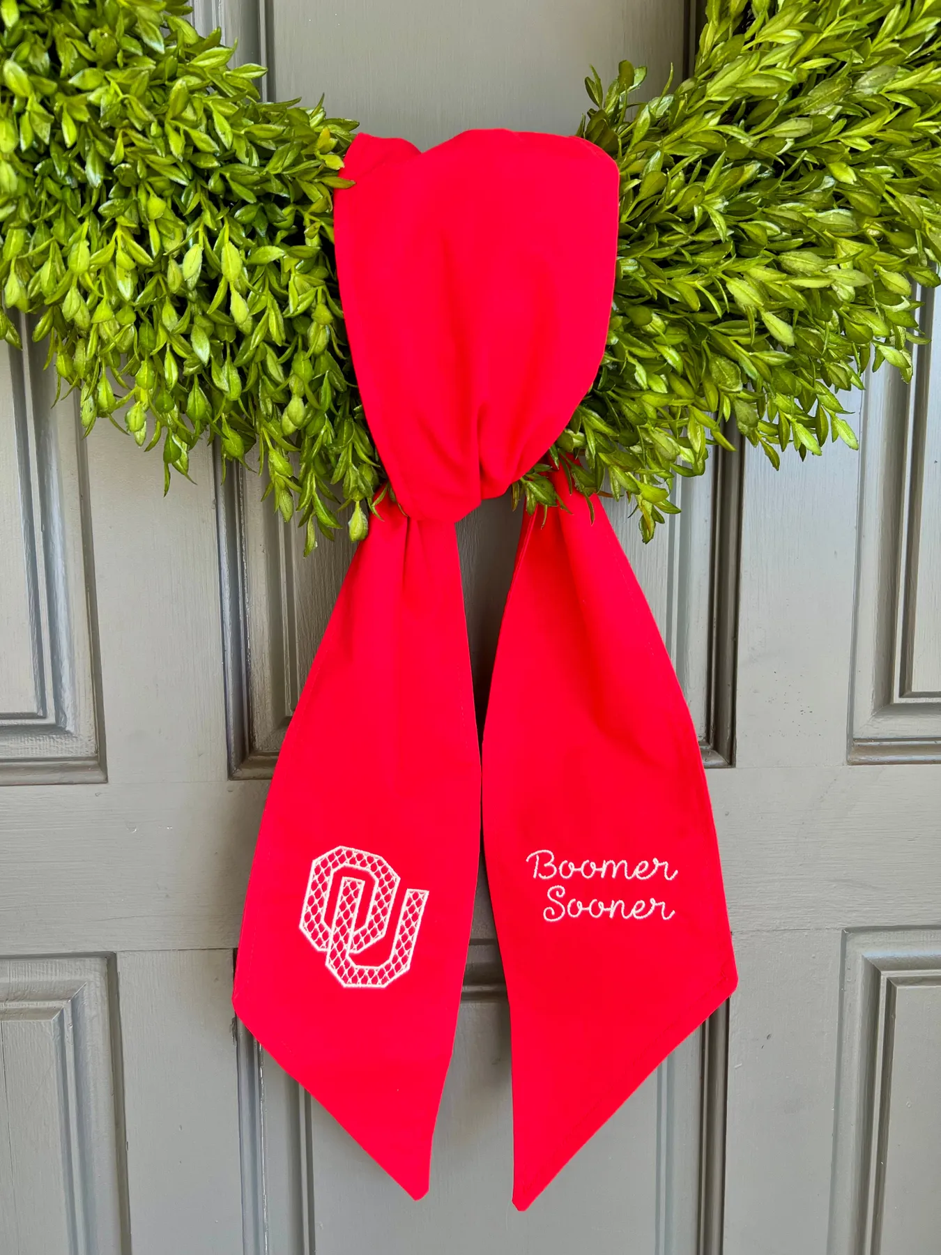 OU Wreath Sash – Jewell Embroidery & Designs