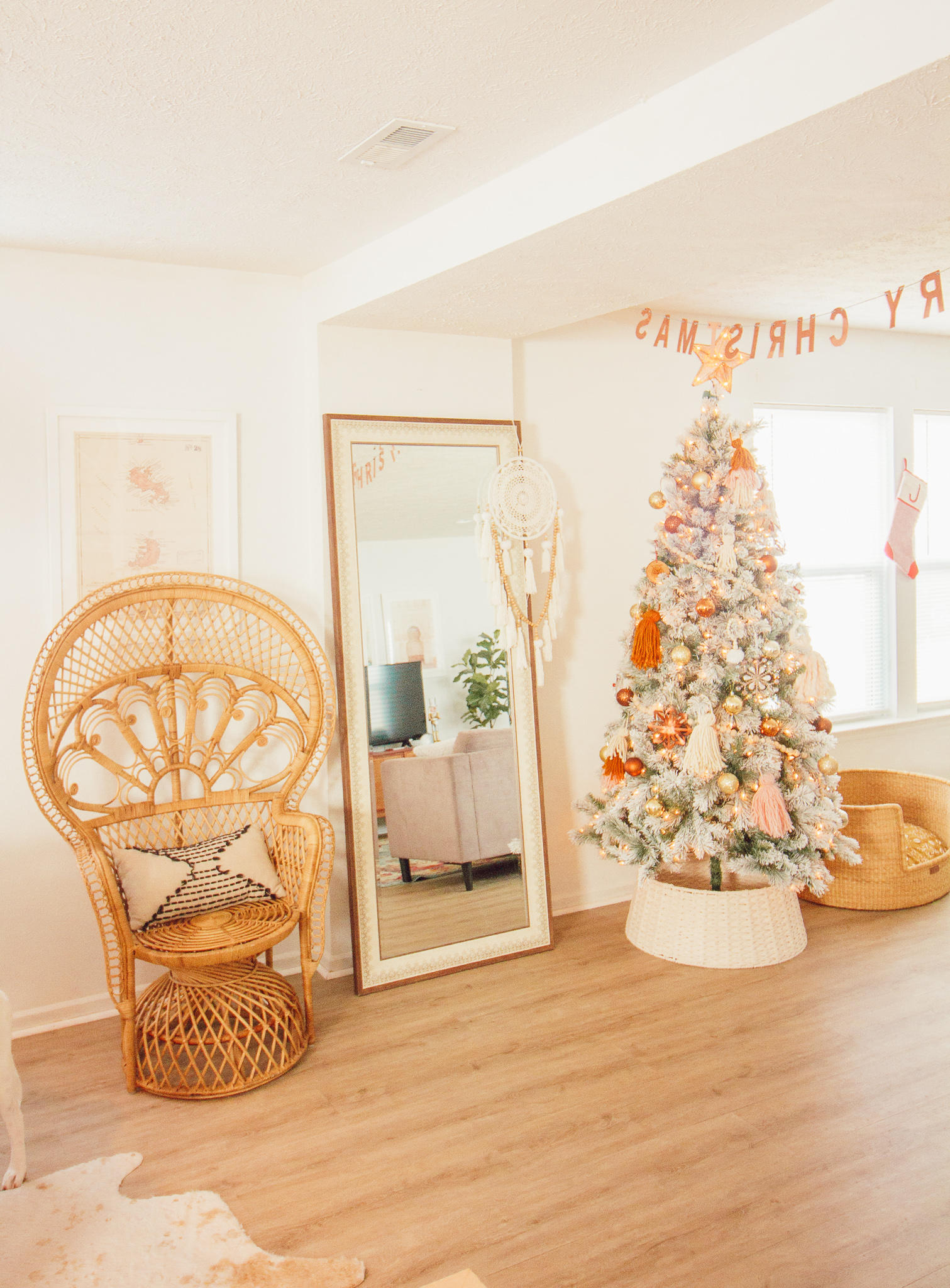 Our Cozy Bohemian Christmas Decor - Abby Saylor Armbruster