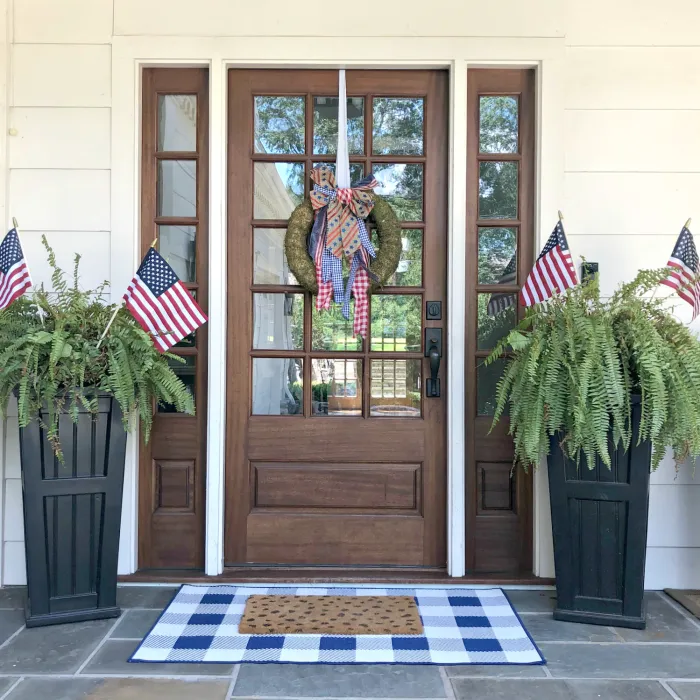 Our Festive Fourth of July Front Porch - Southern State of Mind Blog by Heather